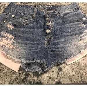 American eagle hi rise festival shorts